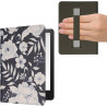 Kwmobile etui compatible avec kindle paperblanc 11e génération - étui à rabat magnétique tablette ereader similicuir avec sangle