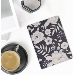 Kwmobile etui compatible avec kindle paperblanc 11e génération - étui à rabat magnétique tablette ereader similicuir avec sangle