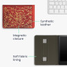 Kwmobile etui compatible avec kindle paperblanc 11e génération - étui à rabat magnétique tablette ereader similicuir avec sangle