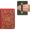 Kwmobile etui compatible avec kindle paperblanc 11e génération - étui à rabat magnétique tablette ereader similicuir avec sangle