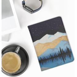 Kwmobile etui compatible avec kindle paperblanc 11e génération - étui à rabat magnétique tablette ereader similicuir avec sangle