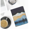Kwmobile etui compatible avec kindle paperblanc 11e génération - étui à rabat magnétique tablette ereader similicuir avec sangle