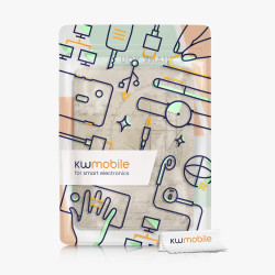 Kwmobile etui compatible avec kindle paperblanc 11e génération - étui à rabat magnétique tablette ereader similicuir avec sangle