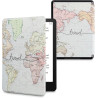 Kwmobile etui compatible avec kindle paperblanc 11e génération - étui à rabat magnétique tablette ereader similicuir avec sangle
