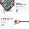 Kwmobile etui compatible avec kindle paperblanc 11e génération - étui à rabat magnétique tablette ereader similicuir avec sangle