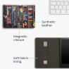 Kwmobile etui compatible avec kindle paperblanc 11e génération - étui à rabat magnétique tablette ereader similicuir avec sangle