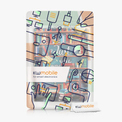 Kwmobile etui compatible avec kindle paperblanc 11e génération - étui à rabat magnétique tablette ereader similicuir avec sangle