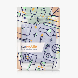kwmobile Étui Compatible avec Kobo Forma Coque - Étui à Rabat magnétique Tablette eReader Similicuir - Lavande