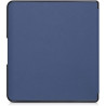 kwmobile Étui Compatible avec Kobo Forma Coque - Étui à Rabat magnétique Tablette eReader Similicuir - Bleu foncé