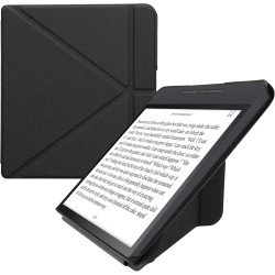 kwmobile Étui Compatible avec Kobo Forma Coque - Étui à Rabat magnétique Tablette eReader Similicuir - Noir