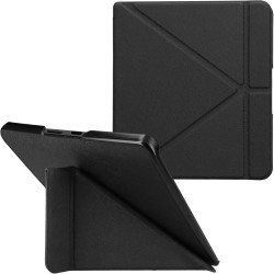kwmobile Étui Compatible avec Kobo Forma Coque - Étui à Rabat magnétique Tablette eReader Similicuir - Noir