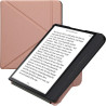kwmobile Étui Compatible avec Kobo Forma Coque - Étui à Rabat magnétique Tablette eReader Similicuir - Or Rose