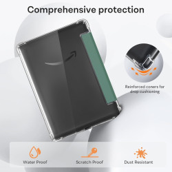 CoBak Étui pour liseuse électronique de 6" - Arrière Transparent - Léger - avec Fonction Veille/réveil Automatique - Non Compati