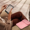 TiMOVO 6 Pouces Étui pour Tablette Kindle 11ème Génération 2024/2022, Sac de Protection avec Pochette pour Kindle E-Reader, Rose