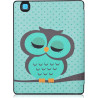 kwmobile Étui Compatible avec Kobo Aura H2O Edition 2 Coque - Étui à Rabat magnétique Tablette eReader Similicuir - Turquoise-Ma