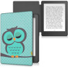kwmobile Étui Compatible avec Kobo Aura H2O Edition 2 Coque - Étui à Rabat magnétique Tablette eReader Similicuir - Turquoise-Ma