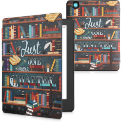 kwmobile Étui Compatible avec Kobo Aura H2O Edition 2 Coque - Étui à Rabat magnétique Tablette eReader Similicuir - Multicolore