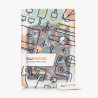kwmobile Étui Compatible avec Kobo Aura H2O Edition 2 Coque - Étui à Rabat magnétique Tablette eReader Similicuir - Multicolore
