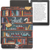 kwmobile Étui Compatible avec Kobo Aura H2O Edition 2 Coque - Étui à Rabat magnétique Tablette eReader Similicuir - Multicolore