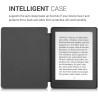 kwmobile Étui Compatible avec Kobo Aura H2O Edition 2 Coque - Étui à Rabat magnétique Tablette eReader Similicuir - Marron-Marro