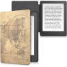 kwmobile Étui Compatible avec Kobo Aura H2O Edition 2 Coque - Étui à Rabat magnétique Tablette eReader Similicuir - Marron-Marro