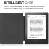 kwmobile Étui Compatible avec Kobo Aura H2O Edition 2 Coque - Étui à Rabat magnétique Tablette eReader Similicuir - Bleu foncé