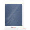 kwmobile Étui Compatible avec Kobo Aura H2O Edition 2 Coque - Étui à Rabat magnétique Tablette eReader Similicuir - Bleu foncé