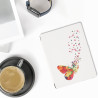 kwmobile Étui Compatible avec Kobo Aura H2O Edition 2 Coque - Étui à Rabat magnétique Tablette eReader Similicuir - Multicolore-