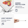 kwmobile Étui Compatible avec Kobo Aura H2O Edition 2 Coque - Étui à Rabat magnétique Tablette eReader Similicuir - Multicolore-