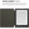 kwmobile Étui Compatible avec Kobo Aura H2O Edition 2 Coque - Étui à Rabat magnétique Tablette eReader Similicuir - Bleu-Gris-No