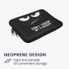 kwmobile Housse de Protection pour Liseuse - Étui de Protection pour E-Reader en Néoprène - Blanc-Noir