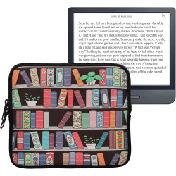 kwmobile Housse de Protection pour Liseuse - Étui de Protection pour E-Reader en Néoprène - Bleu-Vert-Fuchsia