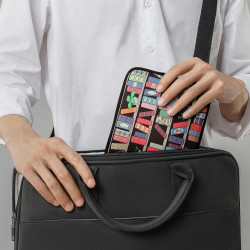 kwmobile Housse de Protection pour Liseuse - Étui de Protection pour E-Reader en Néoprène - Bleu-Vert-Fuchsia