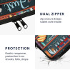 kwmobile Housse de Protection pour Liseuse - Étui de Protection pour E-Reader en Néoprène - Multicolore