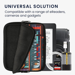 kwmobile Housse de Protection pour Liseuse - Étui de Protection pour E-Reader en Néoprène - Multicolore