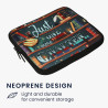 kwmobile Housse de Protection pour Liseuse - Étui de Protection pour E-Reader en Néoprène - Multicolore