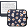 kwmobile Housse de Protection pour Liseuse - Étui de Protection pour E-Reader en Néoprène - Bleu-Blanc-Jaune