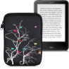 kwmobile Housse de Protection pour Liseuse - Étui de Protection 17 x 12 x 2 cm pour E-Reader en Néoprène - Multicolore-Fuchsia-N
