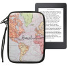 kwmobile Housse de Protection pour Liseuse - Étui de Protection 17 x 12 x 2 cm pour E-Reader en Néoprène - Noir-Multicolore