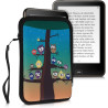 kwmobile Housse de Protection pour Liseuse - Étui de Protection 17 x 12 x 2 cm pour E-Reader en Néoprène - Multicolore-Bleu-Marr
