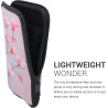 kwmobile Housse de Protection pour Liseuse - Étui de Protection 17 x 12 x 2 cm pour E-Reader en Néoprène - Rose Clair-Blanc-Rose