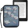 kwmobile Housse de Protection pour Liseuse - Étui de Protection 17 x 12 x 2 cm pour E-Reader en Néoprène - Taupe-Blanc-Bleu-Gris