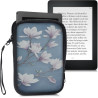 kwmobile Housse de Protection pour Liseuse - Étui de Protection 17 x 12 x 2 cm pour E-Reader en Néoprène - Taupe-Blanc-Bleu-Gris