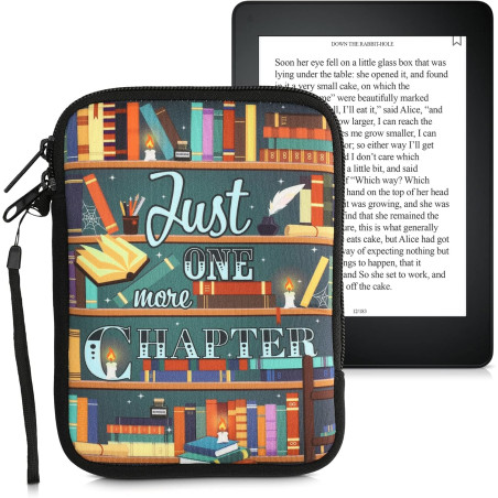 kwmobile Housse de Protection pour Liseuse - Étui de Protection 17 x 12 x 2 cm pour E-Reader en Néoprène - Multicolore
