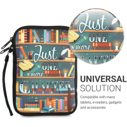 kwmobile Housse de Protection pour Liseuse - Étui de Protection 17 x 12 x 2 cm pour E-Reader en Néoprène - Multicolore