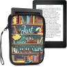 kwmobile Housse de Protection pour Liseuse - Étui de Protection 17 x 12 x 2 cm pour E-Reader en Néoprène - Multicolore