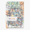 kwmobile Housse de Protection pour Liseuse - Étui de Protection 17 x 12 x 2 cm pour E-Reader en Néoprène - Multicolore