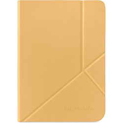 Étui SleepCover Jaune Beurre pour Kobo Clara Colour/BW 6" | Housse avec Veille/Réveil | Support 2 Positions | Cuir Végan | Compa