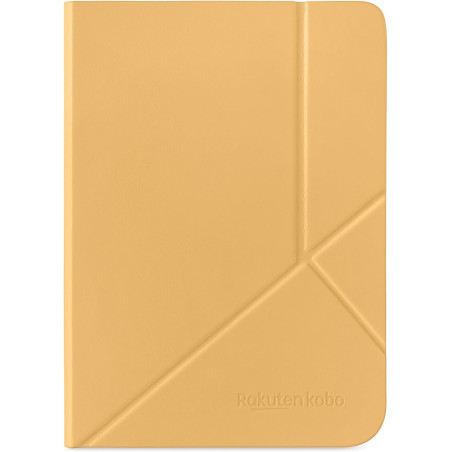 Étui SleepCover Jaune Beurre pour Kobo Clara Colour/BW 6" | Housse avec Veille/Réveil | Support 2 Positions | Cuir Végan | Compa
