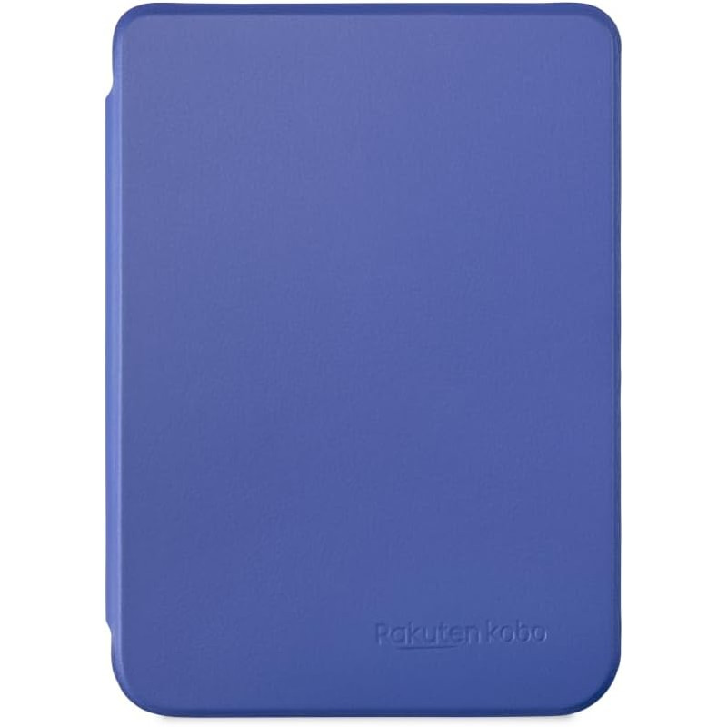 Étui SleepCover Basique pour Kobo Clara Colour/BW | Bleu de Cobalt | Technologie de Mise en Veille/réveil | Cuir végan | Compati